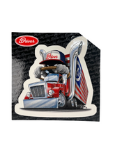 Load image into Gallery viewer, Patriot Driver Silk Screened Sticker 5in